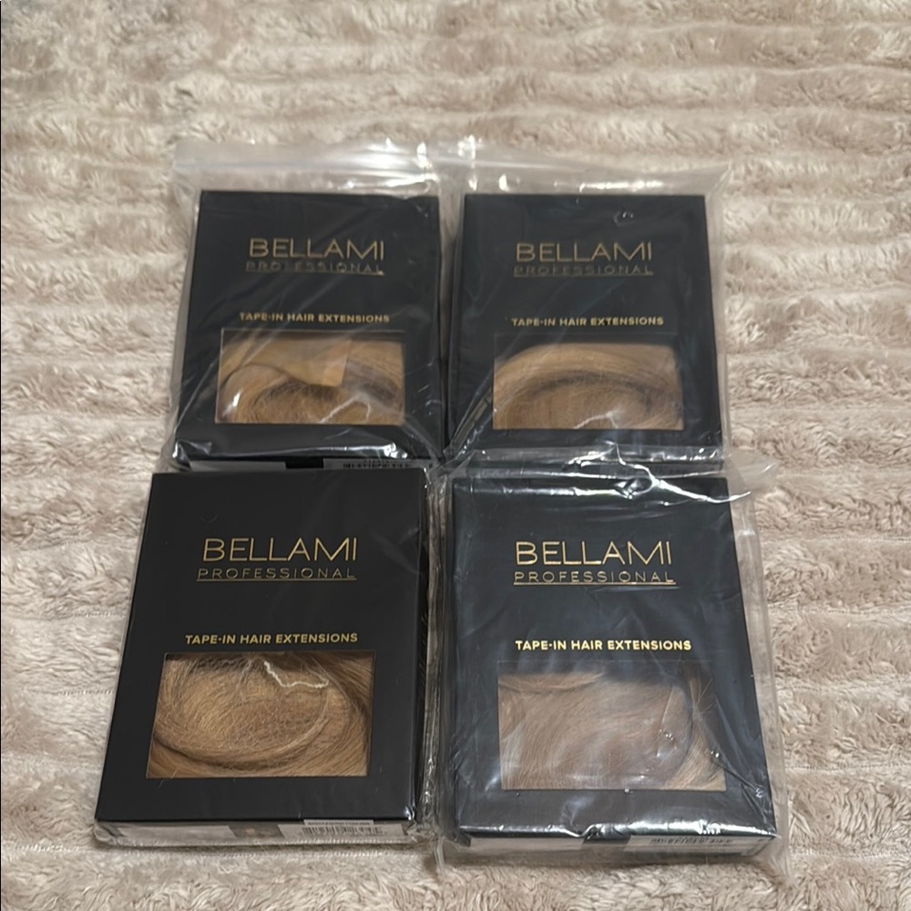 Bellami 14” Tape-In Hair Extensions #18/6 Golden Amber Blonde per pack priced